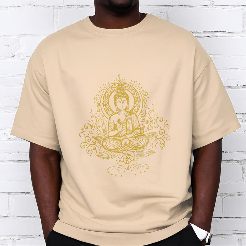 Buddha Stones Lotosu Winorośli Medytacja Budda Koszulka T-shirt - image 12