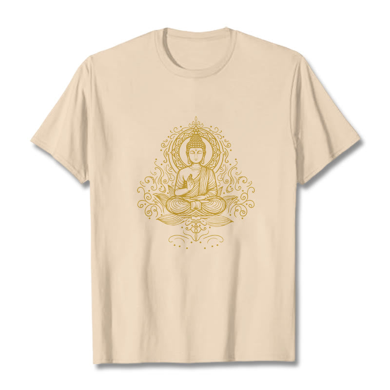 Buddha Stones Lotosu Winorośli Medytacja Budda Koszulka T-shirt - For - 2XL - image 11