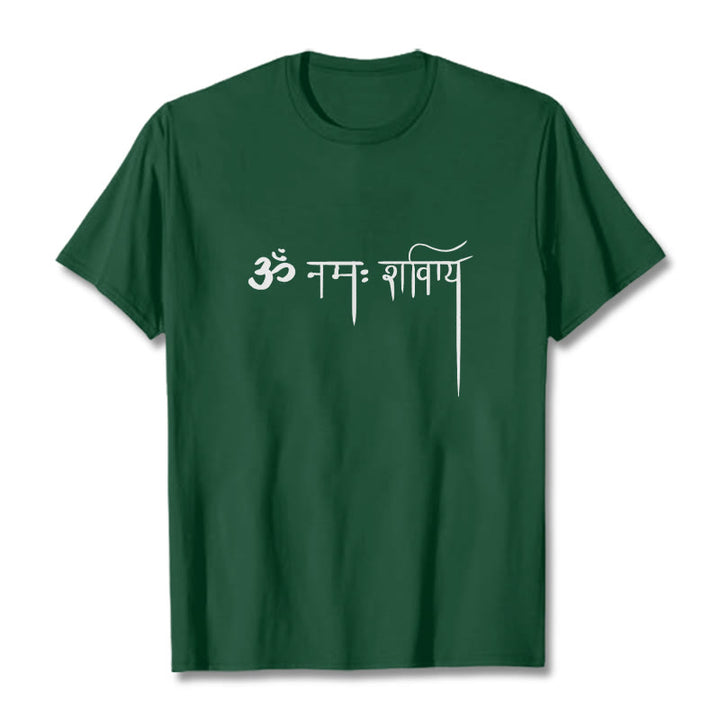 Buddha Stones Kamienie w sanskrycie Namah Shivaya - ForestGreen - 2XL - image 10