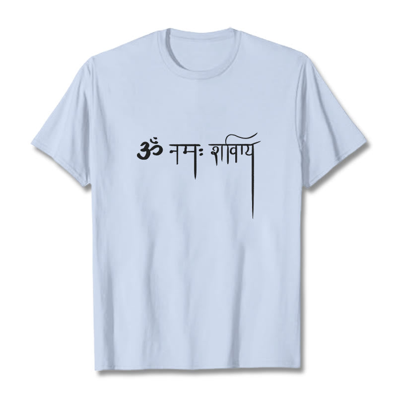 Buddha Stones Kamienie w sanskrycie Namah Shivaya - Jasnoniebieski - 2XL - image 18