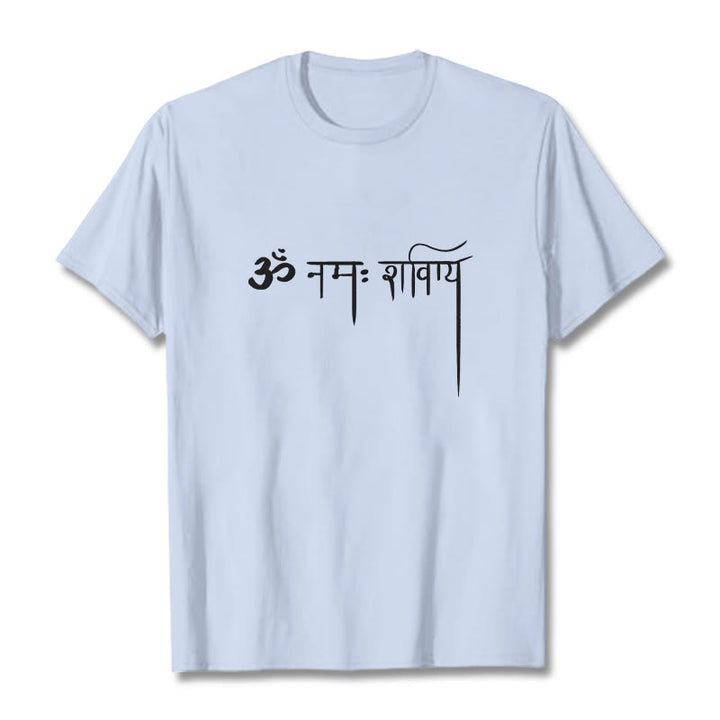 Buddha Stones Kamienie w sanskrycie Namah Shivaya - Jasnoniebieski - 2XL - image 18