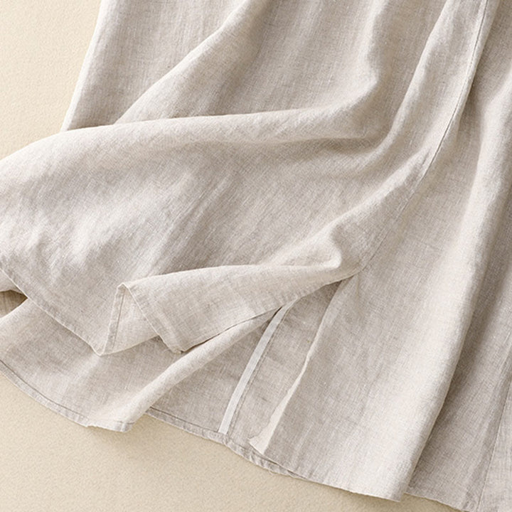 Spódnica damska ze ściągaczem i kieszeniami, vintage, z haftowanymi Buddha Stones - image 11