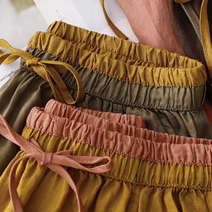 Spódnica damska ze ściągaczem i kieszeniami, vintage, z haftowanymi Buddha Stones - image 29