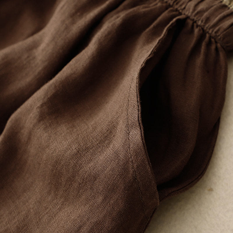 Spódnica damska ze ściągaczem i kieszeniami, vintage, z haftowanymi Buddha Stones - image 15