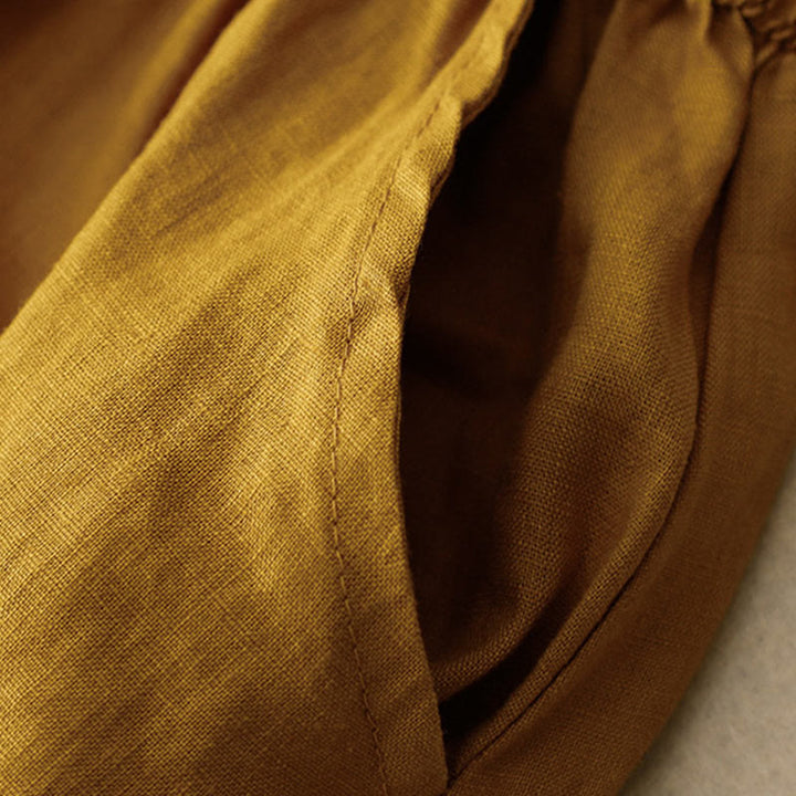 Spódnica damska ze ściągaczem i kieszeniami, vintage, z haftowanymi Buddha Stones - image 26