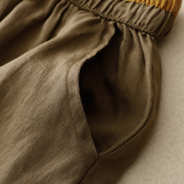 Spódnica damska ze ściągaczem i kieszeniami, vintage, z haftowanymi Buddha Stones - image 3