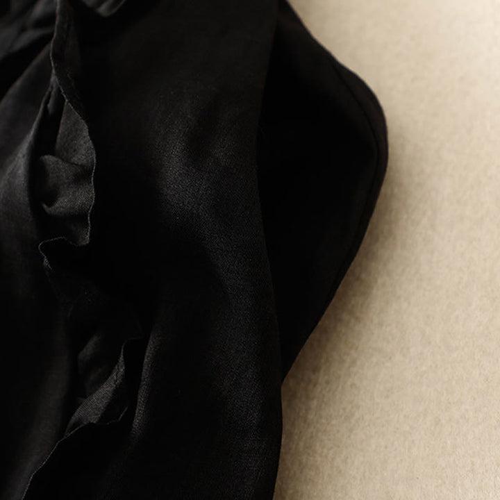 Spódnica bawełniana damska Buddha Stones Summer Plain Ruffle Design - image 11