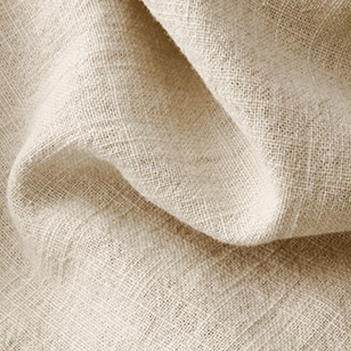 Koszulka damska z okrągłym dekoltem i luźnym półrękawem z bawełny i lnu Buddha Stones