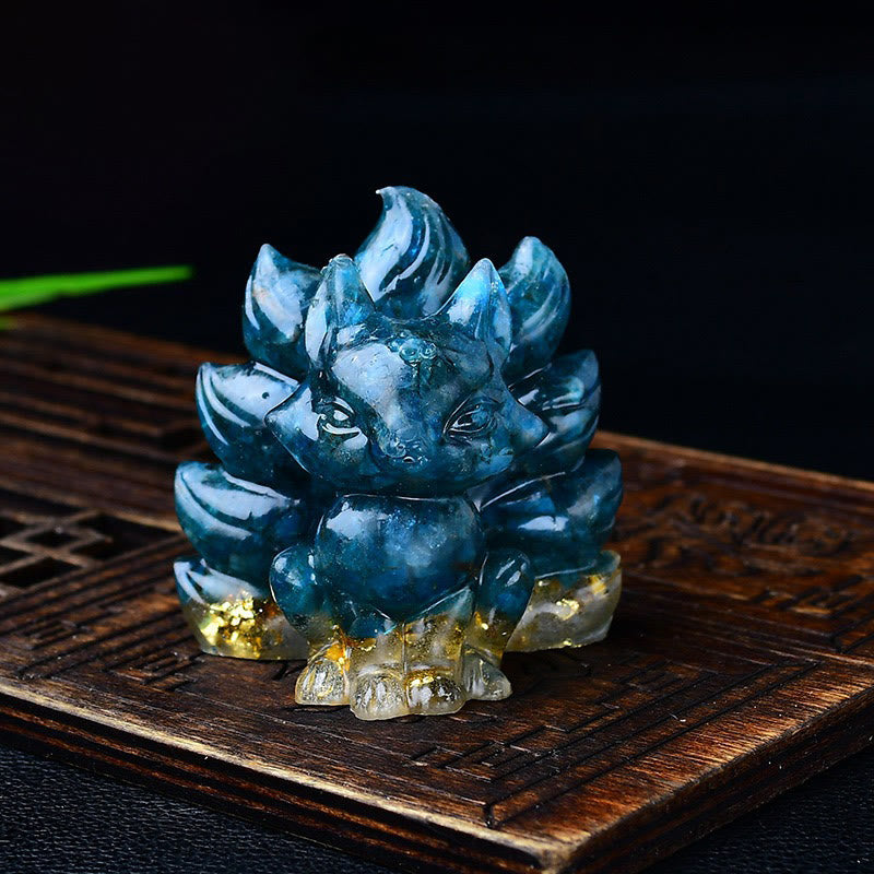 Buddha Stones Naturalne Różnorodne Kryształowe Truskawkowe Kwarcowe Ametystowe Dziewięcioogoniaste Ochrona Lisa Dekoracja Domu