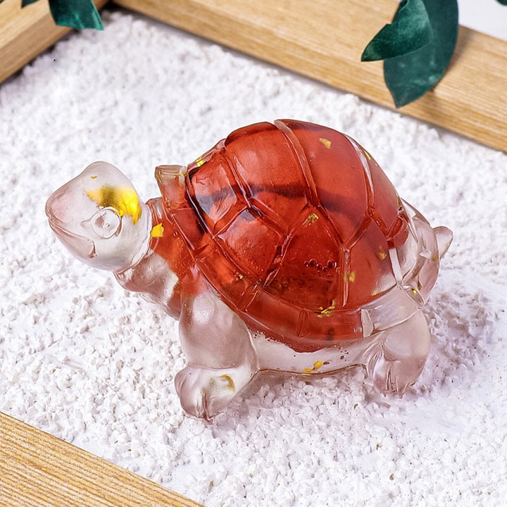 Buddha Stones Różne Kamień Cytryn Zielony Awenturyn Ametyst Miniaturowy Żółw Dobrobyt Dekoracja Domu