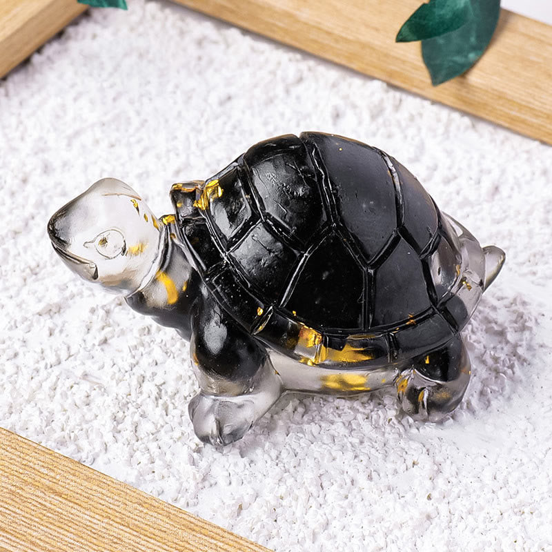Buddha Stones Różne Kamień Cytryn Zielony Awenturyn Ametyst Miniaturowy Żółw Dobrobyt Dekoracja Domu
