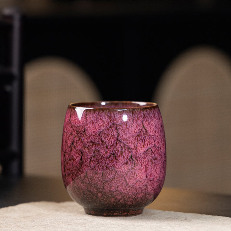 Buddha Stones ręcznie robione małe chińskie Jianzhan Kiln Change Ceramic Tea Cup Kung Fu Tea Cup 150ml