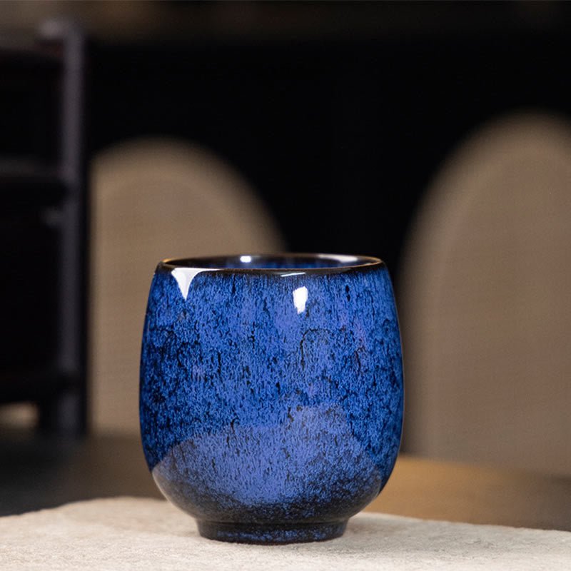 Buddha Stones ręcznie robione małe chińskie Jianzhan Kiln Change Ceramic Tea Cup Kung Fu Tea Cup 150ml