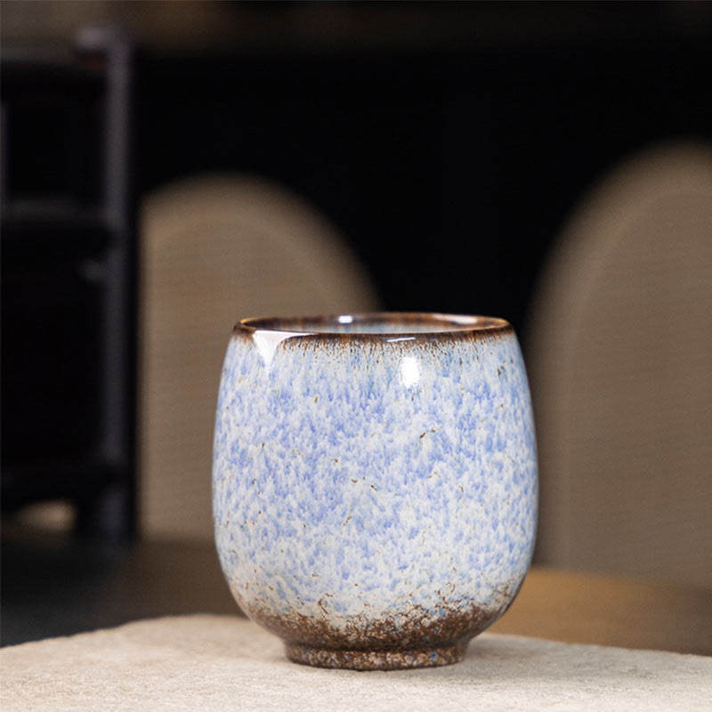 Buddha Stones ręcznie robione małe chińskie Jianzhan Kiln Change Ceramic Tea Cup Kung Fu Tea Cup 150ml