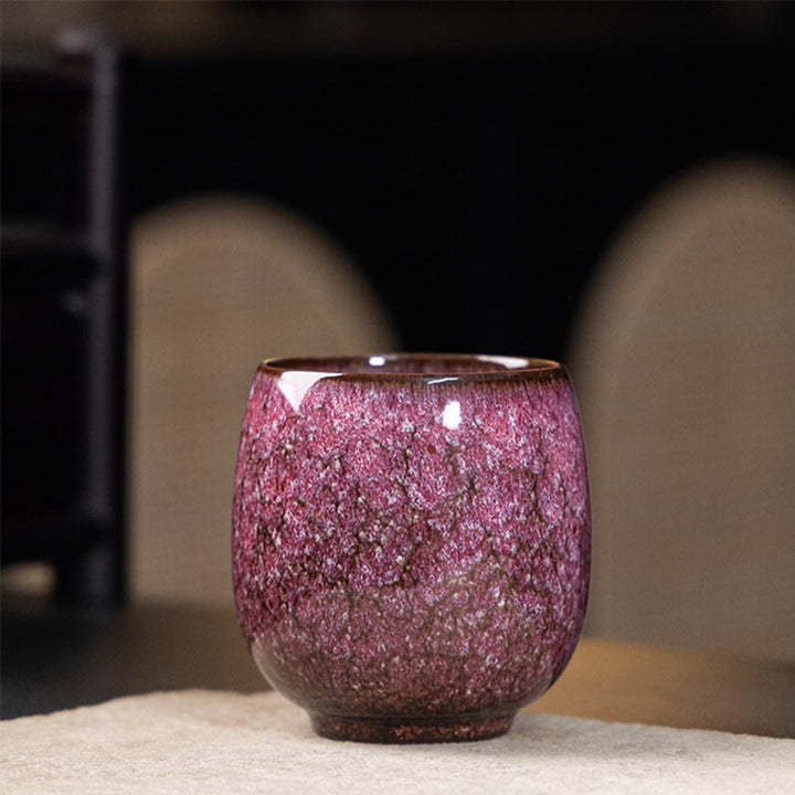 Buddha Stones ręcznie robione małe chińskie Jianzhan Kiln Change Ceramic Tea Cup Kung Fu Tea Cup 150ml