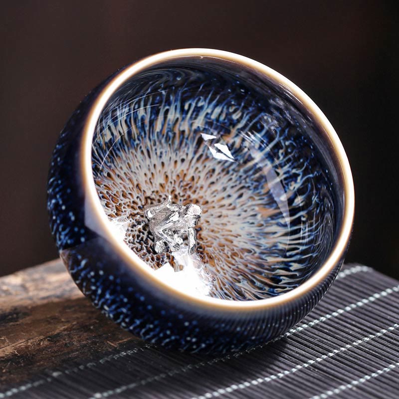 Buddha Stones ręcznie robione chińskie Jianzhan Koi Fish Lotus Dragon Phoenix 12 chińskich zodiaków Ceramiczny kubek do herbaty Kung Fu 70ml