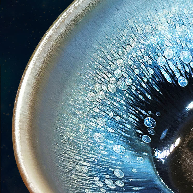 Buddha Stones ręcznie chińskie Jianzhan krople oleju plamy wzór ceramiczny kubek do herbaty Tenmoku Kung Fu kubek do herbaty 150 ml - image 5