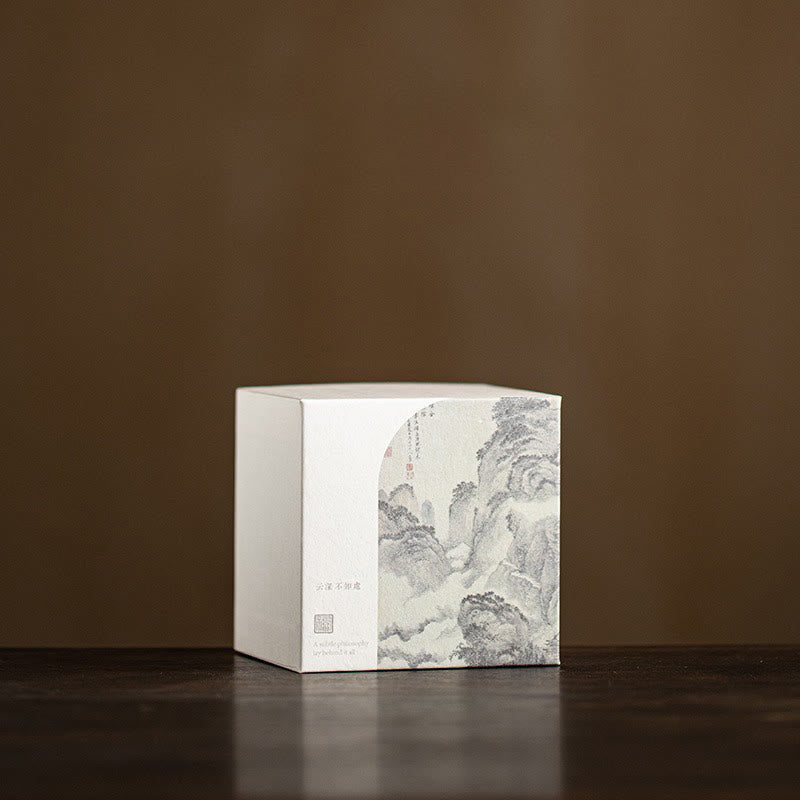 Buddha Stones Mały Uroczy Kot Filiżanka Kung Fu Filiżanka 60ml - Pudełko prezentowe w góry (tylko pudełko) 10*10*10 cm - image 18