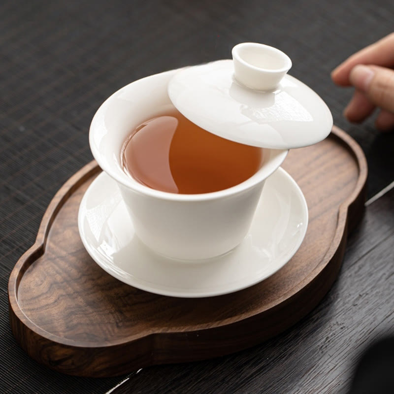Buddha Stones Thangka Smok Buddowie Dunhuang Ceramiczny Gaiwan Sancai Kung Fu Filiżanka Do Herbaty I Spodek Z Pokrywką Pudełko Prezentowe 180 ml