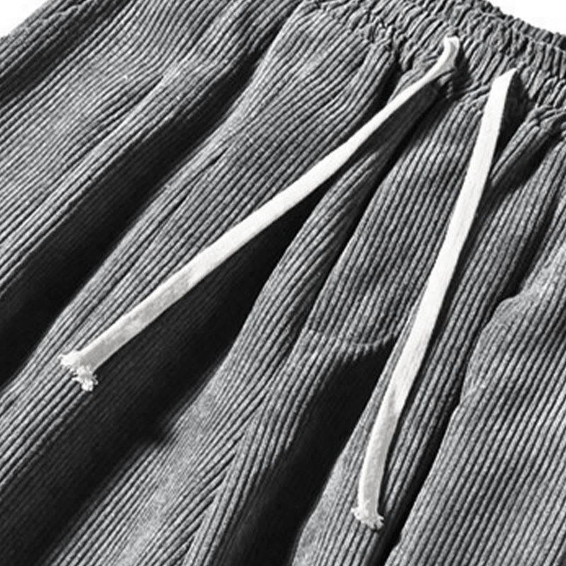 Spodnie męskie Buddha Stones Casual Plain Cotton Bloomer z kieszeniami - image 20