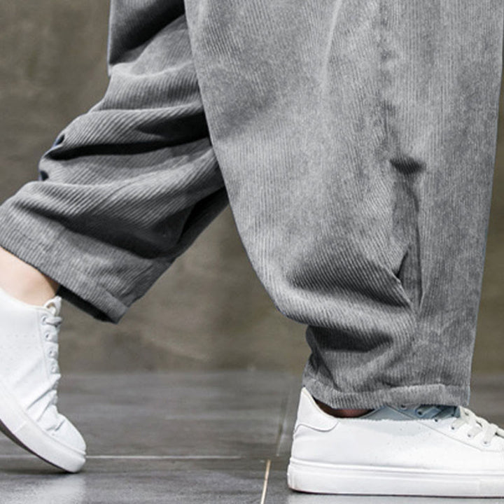 Spodnie męskie Buddha Stones Casual Plain Cotton Bloomer z kieszeniami - image 18