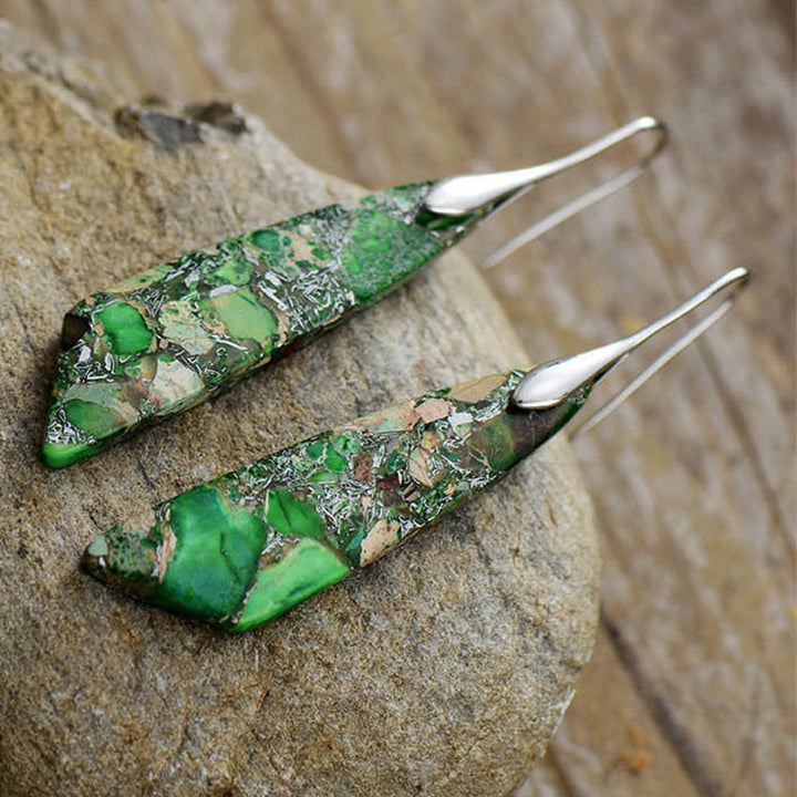 Buddha Stones antystresowe z naturalnego kamienia cesarskiego z geometrycznym kryształem - image 6