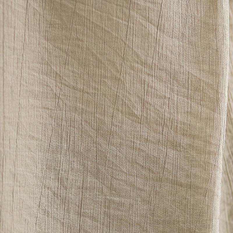 Buddha Stones, swobodny, prosty tył, guziki, stójka, bawełna, len, damska kamizelka bez rękawów - image 17