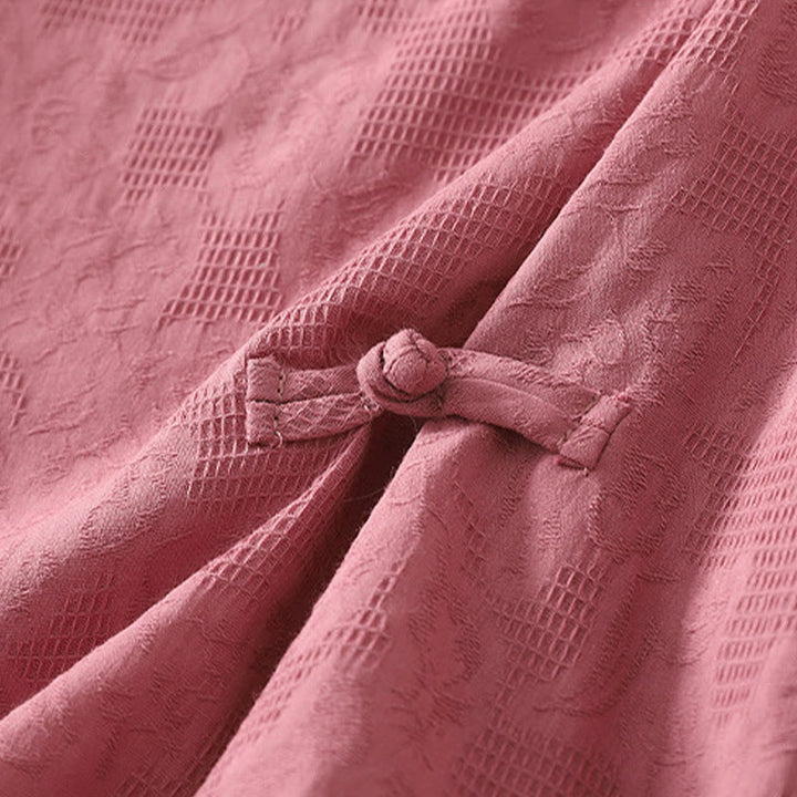 Buddha Stones Lato Jednolity Kolor Bez Rękawów Damska Bawełniana Lniana Kamizelka Kamizelka