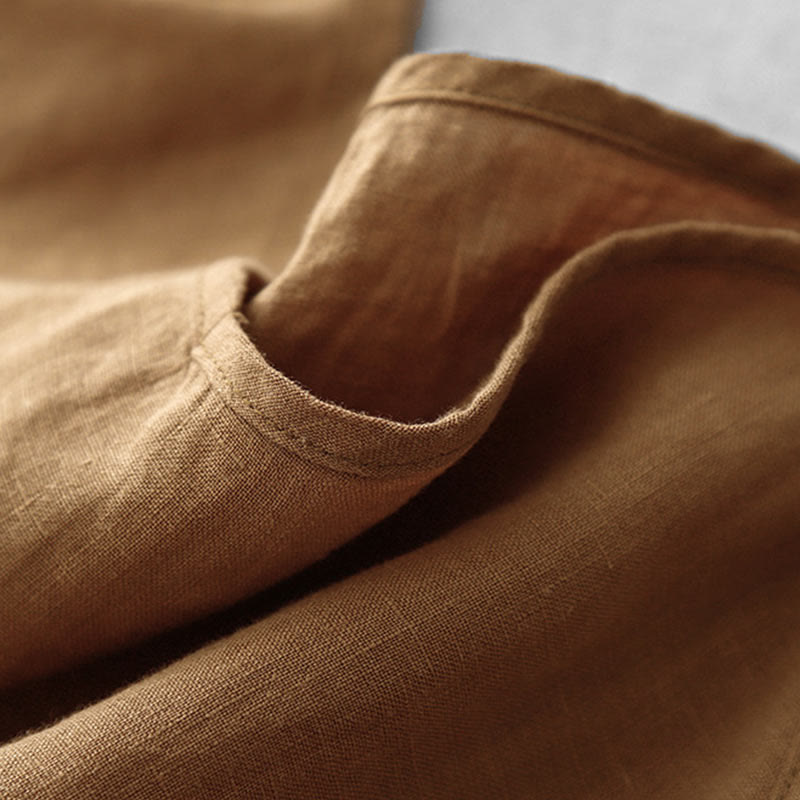 Buddha Stones Letnia Gładka Regulowana Pasek Projekt Damska Bawełniana Lniana Kamizelka Kamizelka - image 25