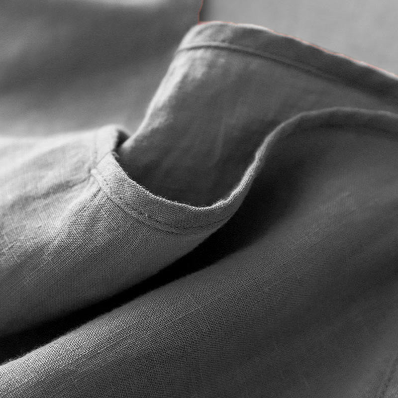 Buddha Stones Letnia Gładka Regulowana Pasek Projekt Damska Bawełniana Lniana Kamizelka Kamizelka - image 18