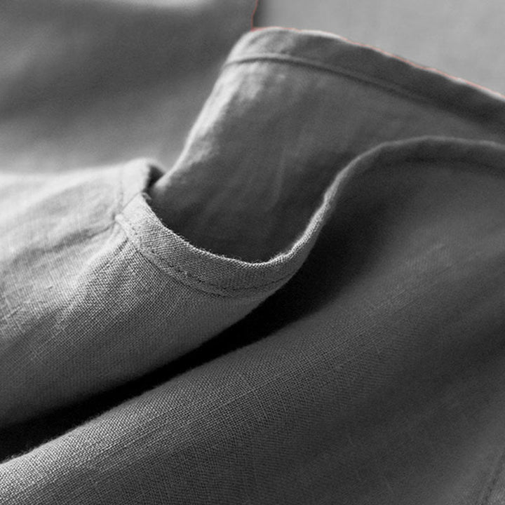 Buddha Stones Letnia Gładka Regulowana Pasek Projekt Damska Bawełniana Lniana Kamizelka Kamizelka - image 18