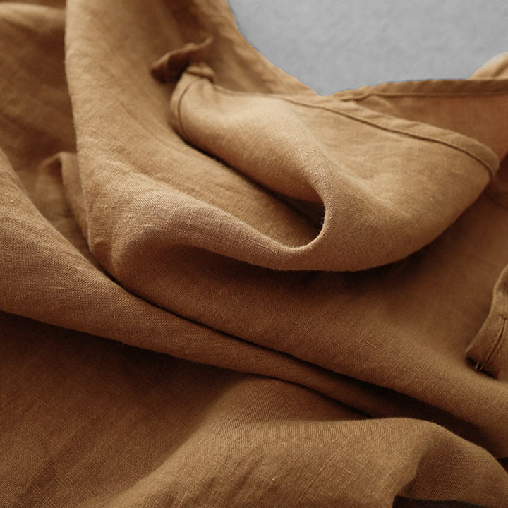 Buddha Stones Letnia Gładka Regulowana Pasek Projekt Damska Bawełniana Lniana Kamizelka Kamizelka - image 24