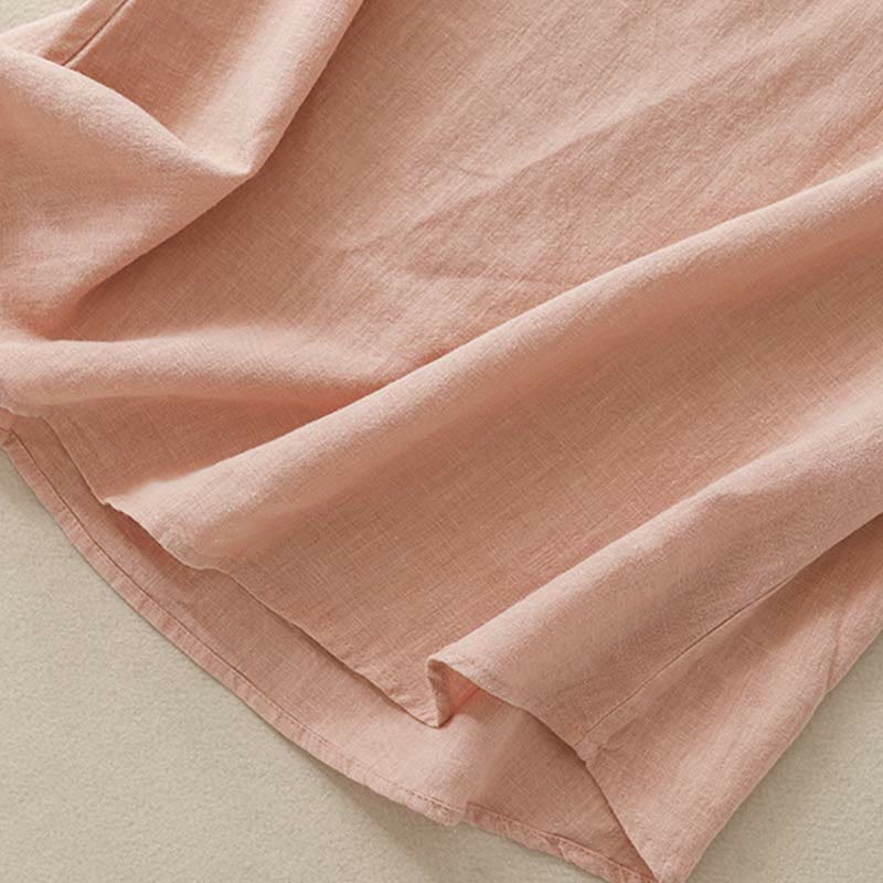 Buddha Stones wiosenna, patchworkowa, prosta, bezrękawa kamizelka damska z bawełny - image 4