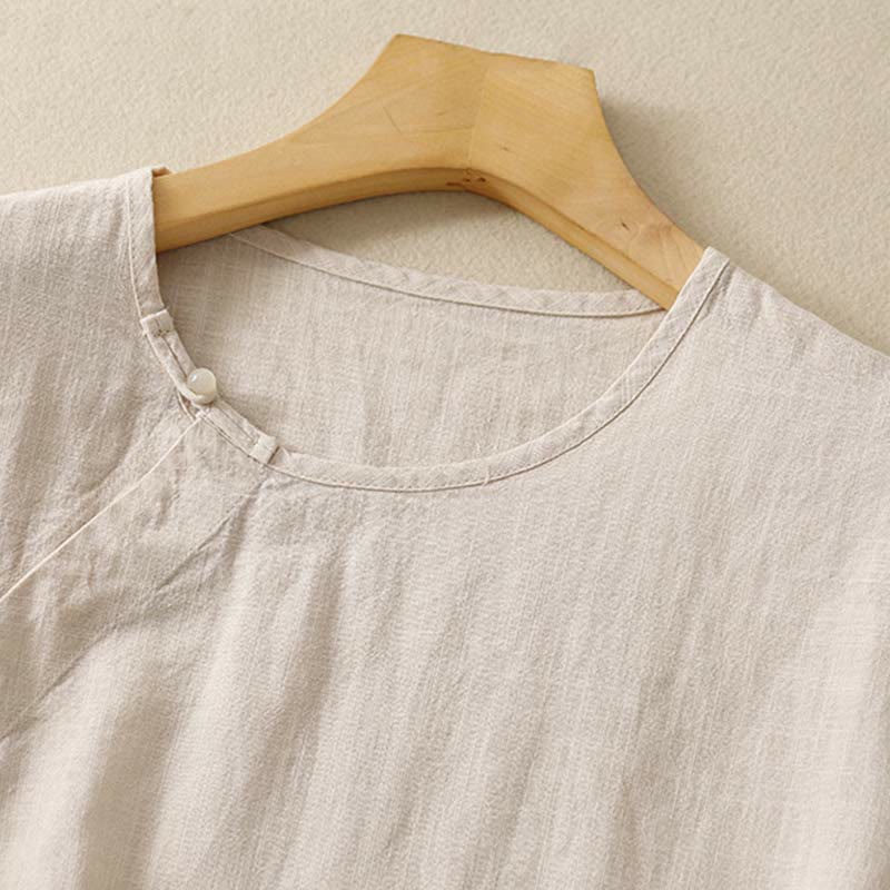 Buddha Stones wiosenna, patchworkowa, prosta, bezrękawa kamizelka damska z bawełny - image 13