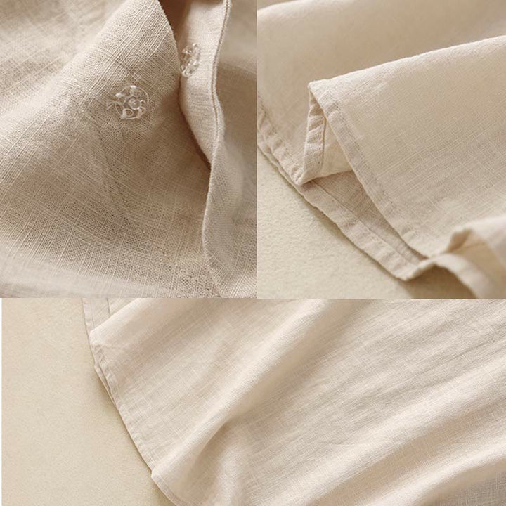 Buddha Stones wiosenna, patchworkowa, prosta, bezrękawa kamizelka damska z bawełny - image 16