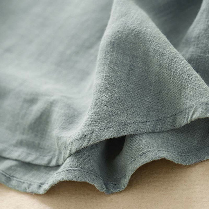 Buddha Stones wiosenna, patchworkowa, prosta, bezrękawa kamizelka damska z bawełny - image 1