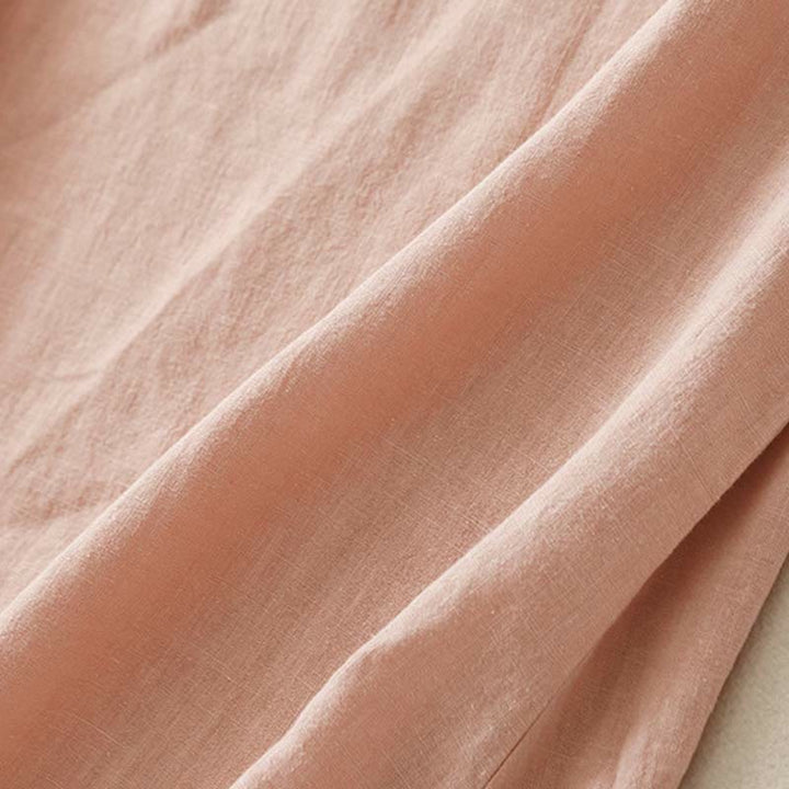 Buddha Stones wiosenna, patchworkowa, prosta, bezrękawa kamizelka damska z bawełny - image 5