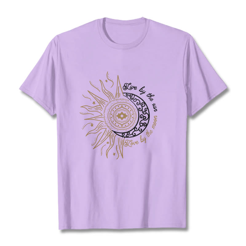 Buddha Stones Słońcem Miłość Księżycem Koszulka T-shirt - Śliwka - 2XL - image 17