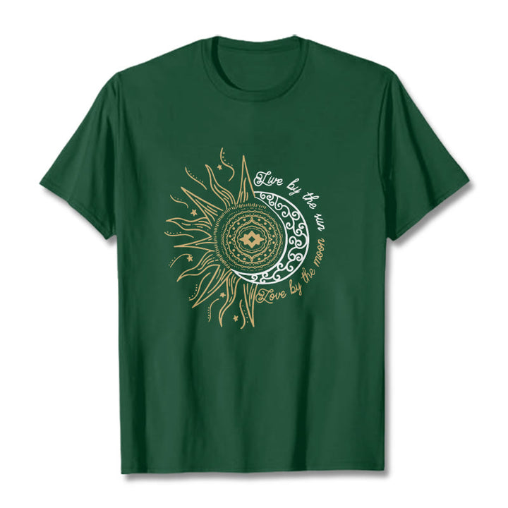 Buddha Stones Słońcem Miłość Księżycem Koszulka T-shirt - ForestGreen - 2XL - image 10