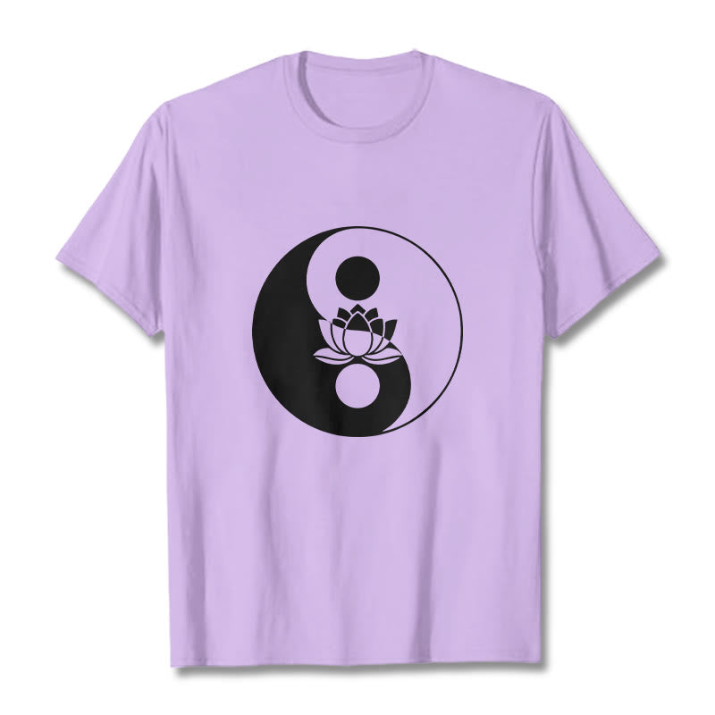 Buddha Stones Yin Yang Kwiat Lotosu - Śliwka - 2XL - image 17