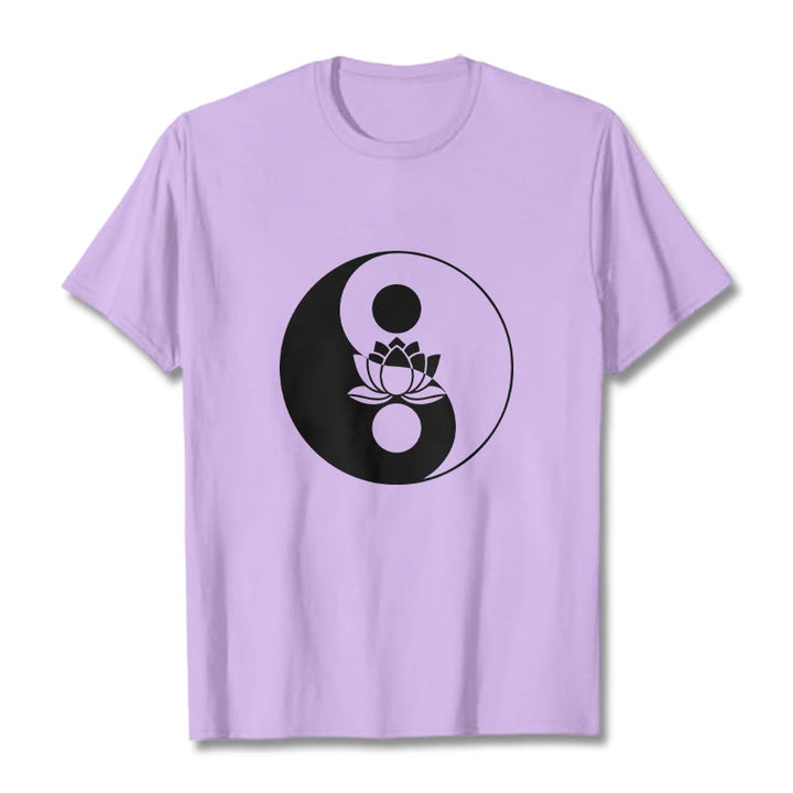 Buddha Stones Yin Yang Kwiat Lotosu - Śliwka - 2XL - image 17