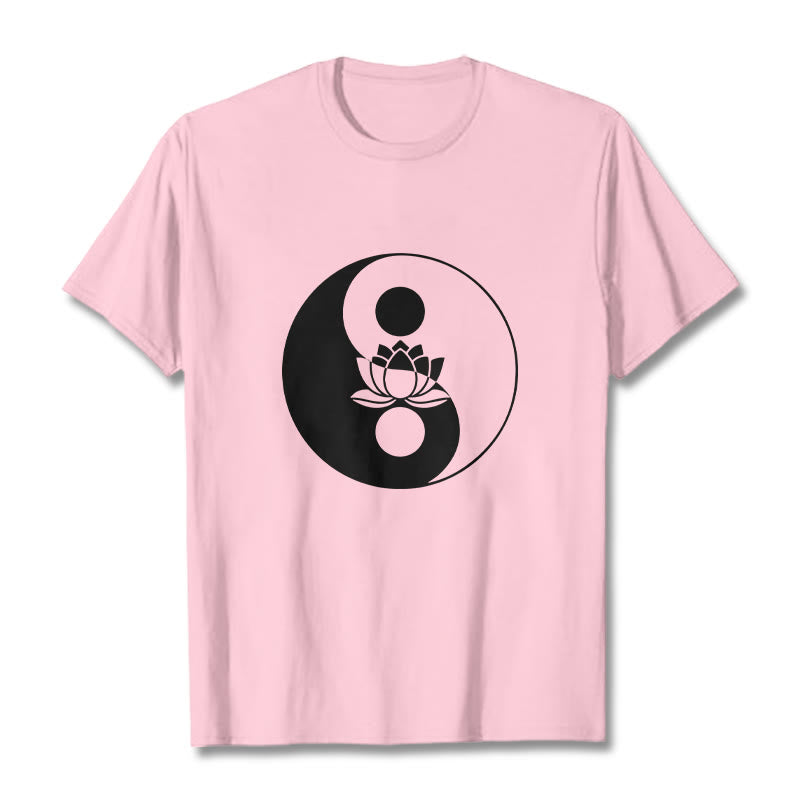 Buddha Stones Yin Yang Kwiat Lotosu - Jasnoróżowy - 2XL - image 13