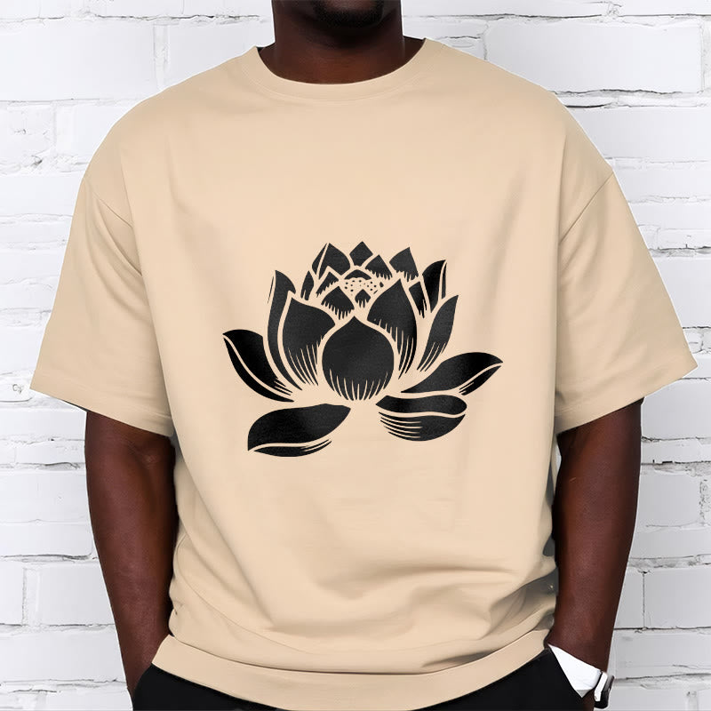 Koszulka z nadrukiem Buddha Stones Lotosu Kwiat T-shirt - image 12