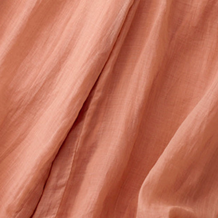 Buddha Stones Geometryczne Haftowane Elastyczna Talia Damskie Spodnie Bawełniane Lniane Szerokie Nogawki Z Kieszeniami - image 5