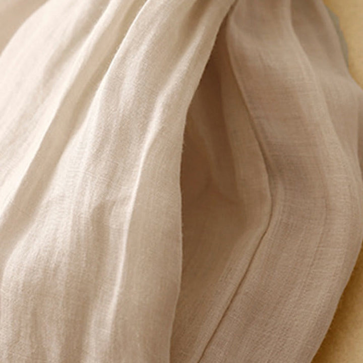 Buddha Stones Geometryczne Haftowane Elastyczna Talia Damskie Spodnie Bawełniane Lniane Szerokie Nogawki Z Kieszeniami - image 14