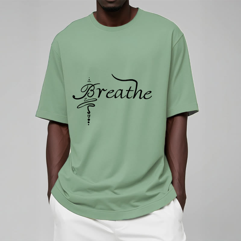 Koszulka z napisem „ Buddha Stones Breathe Word” - image 15