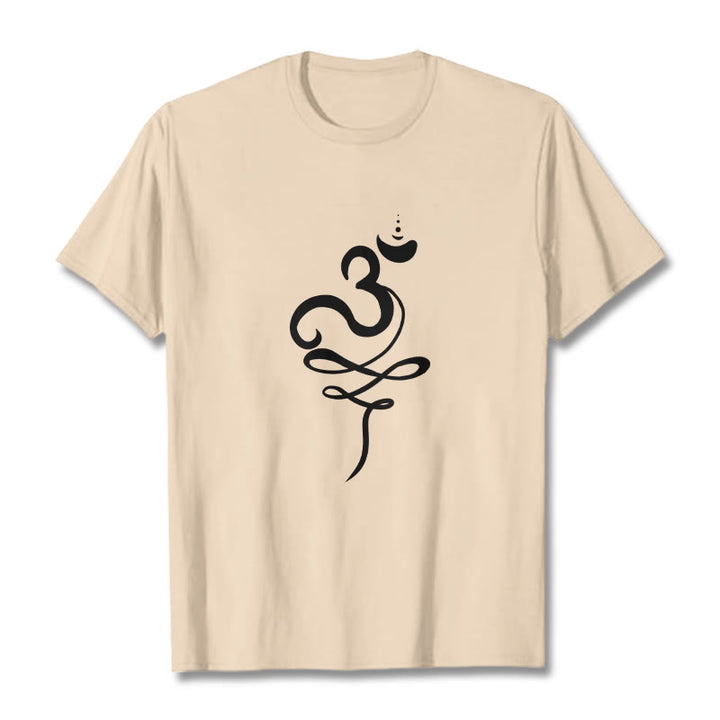 T-shirt z motywem sanskrytu z Buddha Stones - For - 2XL - image 9