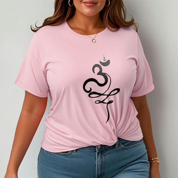 T-shirt z motywem sanskrytu z Buddha Stones - image 14