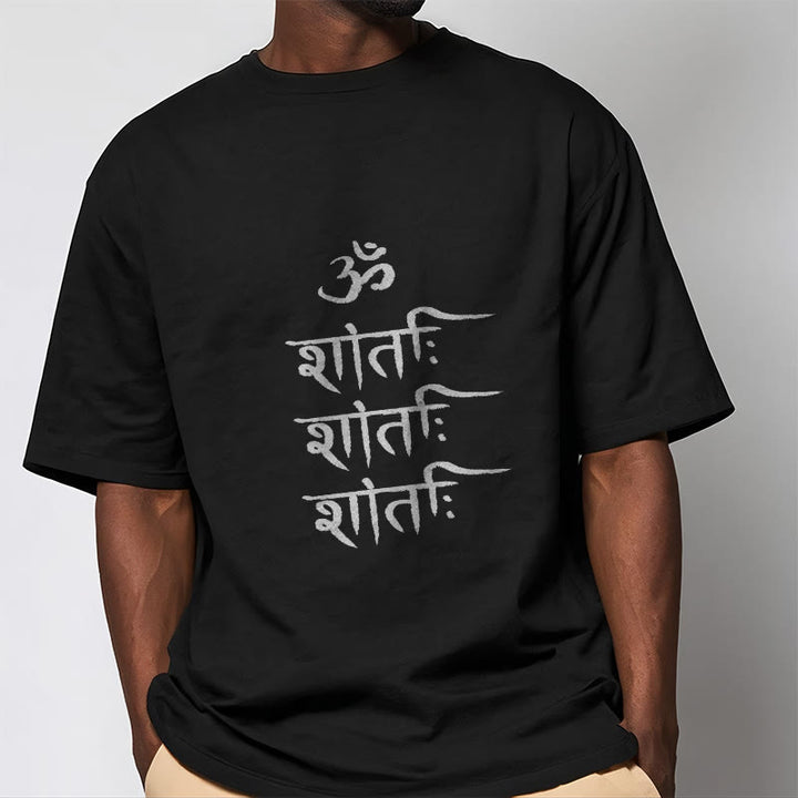 T-shirt z motywem sanskryckim z Buddha Stones OM MANTRA - image 7
