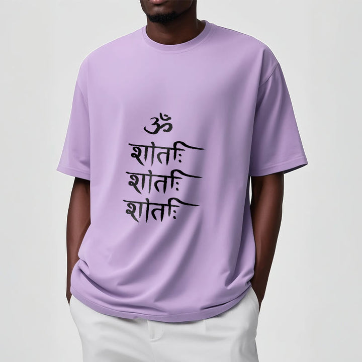 T-shirt z motywem sanskryckim z Buddha Stones OM MANTRA - image 18